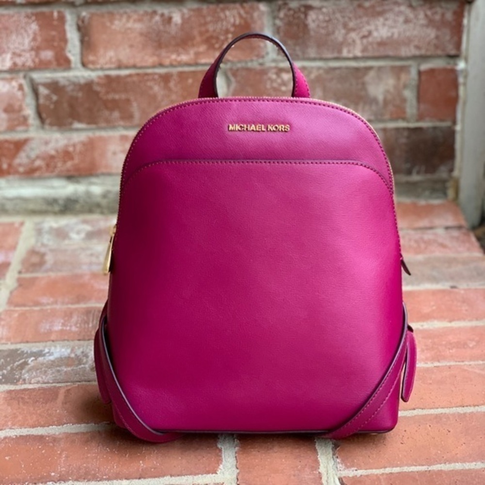 Michael kors Emmy large dome satchel magenta